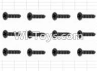 HBX 12883 Screws Parts-Countersunk Screw(12pcs)-3X10mm Parts-S062,HBX 12883P Car Parts