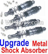 HBX 12885 Iron Hammer Upgrade Front and Rear Metal hydraulic shock absorber(4pcs) Parts-12203+12204,HaiBoxing HBX 12885 Iron Hammer RC Car Spare Parts