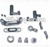 HBX 12885 Iron Hammer Steering Assembly & Servo Saver Assembly & Battery Door Block,Battery Door Lock Parts-12009P,HaiBoxing HBX 12885 Iron Hammer RC Car Spare Parts