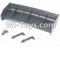 HBX 12885 Iron Hammer Tail wing & Column for the Car canopy Parts-12013,HaiBoxing HBX 12885 Iron Hammer RC Car Spare Parts