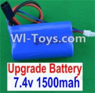 HBX 12885 Iron Hammer Upgrade 7.4V 1500MAH Battery(1pcs) Parts-12225,HaiBoxing HBX 12885 Iron Hammer RC Car Spare Parts