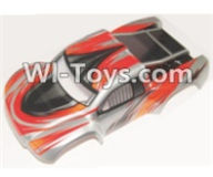 HBX 12885 Iron Hammer Car canopy,Shell cover-Red Parts-12090,HaiBoxing HBX 12885 Iron Hammer RC Car Spare Parts