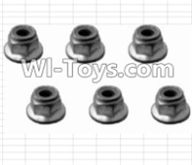 HBX 12885 Iron Hammer M3 Flange Lock Nut(6pcs) Parts-12043,HaiBoxing HBX 12885 Iron Hammer RC Car Spare Parts