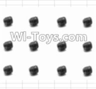 HBX 12885 Iron Hammer Set Screw(12pcs)-3X3mm Parts-S016,HaiBoxing HBX 12885 Iron Hammer RC Car Spare Parts