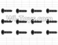 HBX 12885 Iron Hammer Countersunk Self Tapping Screw(12pcs)-2X9mm Parts-S038,HaiBoxing HBX 12885 Iron Hammer RC Car Spare Parts