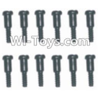 HBX 12885 Iron Hammer Step Screws(12pcs)-3.5X4.5-3X4.6mm Parts-S152,HaiBoxing HBX 12885 Iron Hammer RC Car Spare Parts