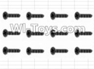 HBX 12885 Iron Hammer Countersunk Self Tapping Screw(12pcs)-2.6X18mm Parts-S162,HaiBoxing HBX 12885 Iron Hammer RC Car Spare Parts