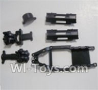 HBX 12891 Gear Box Housing & Upper Deck,Second Floor plate & Battery Cover 12601R,1/12 HaiBoXing HBX 12891 Dune ThunderRC Truck Parts