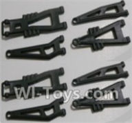 HBX 12891 Front And Rear Suspension Arms,Front And Rear Swing Arm(Total 8PCS) 12603,1/12 HaiBoXing HBX 12891 Dune ThunderRC Truck Parts