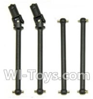 HBX 12891 Front Drive shaft,Front dog bone(2pcs) & Rear drive shaft(2pcs) Parts,1/12 HaiBoXing HBX 12891 Dune ThunderRC Truck Parts