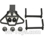 HBX 12891 Front shockproof board,Front Shock Absorbers board & Column for the Car canopy(For Big truck) 12607,1/12 HaiBoXing HBX 12891 Dune ThunderRC Truck Parts