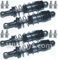 HBX 12891 Dune Thunder Upgrade Metal Front and Rear Aluminium shock set(Total 4pcs) 12203BT,1/12 HaiBoXing HBX 12891 Dune ThunderRC Truck Parts