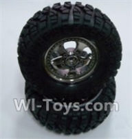 HBX 12891 Dune Thunder Wheels Complete(2PCS) 12662,1/12 HaiBoXing HBX 12891 Dune ThunderRC Truck Parts