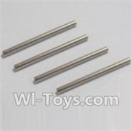 HBX 12891 Dune Thunder (Front and Rear)Lower swing arm,(Front and Rear)Lower Suspension Hinge Pins(4pcs)-2.5X36mm 12614,1/12 HaiBoXing HBX 12891 Dune ThunderRC Truck Parts