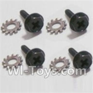 HaiBoXing 12891 Parts-21 12618 Wheel Lock Screws+Lock Pads(4 set),HBX 12891 Car Parts,HaiBoXing 12891 RC Truck Spare parts Accessories,1:12 4WD High Speed Buggy Parts