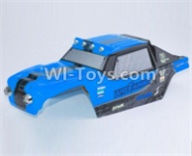 HBX 12891 Body shell cover-Desert Truck Shell,Car shell-Blue 891-B003,1/12 HaiBoXing HBX 12891 Dune ThunderRC Truck Parts