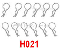 HBX 12895 R-Clips for the Body shell cover. The replace accessories number is H021