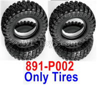 HBX 12895 Tires + Insert, Tires Skins, Total 4pcs. Not include the Wheel Rims. The replace accessories number is 891-P002