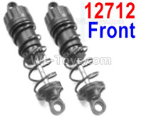 HBX 12895 Front Oil Filled Shock Absorbers. Total 2 set. The replace accessories number is 12712