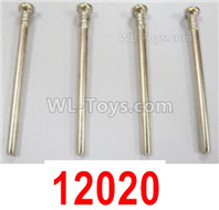HBX 12895 Front Lower Suspension Hinge Pins. The size is 3.3x37mm. Total 4pcs. The replace accessories number is 12020