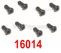 HBX 12895 Steering Hub Step Screws, Total 8pcs. The replace accessories number is 16014