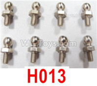 HBX 12895 Front Turning Linkage Inserted Ball Stud. The Inner diameter is 4.8mm. The replace accessories number is H013