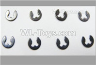 HBX 12895 4mm E-Clips, Total 8pcs. The replace accessories number is H152