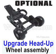 HBX 16889 Upgrade Head-Up Wheel assembly,Wheelie Bar Assembly-M16108,HaiBoXing HBX 16889 Parts,HBX 1/16 Car Parts