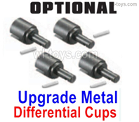 HBX 16890 DESTROYER M16104 Parts Upgrade Metal Differential Outdrive Cups + Pins.