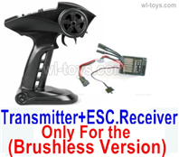HBX 16890 DESTROYER Parts Transmitter,Remote Control.2.4Ghz Radio + ESC Receiver board.