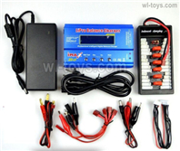 HBX 16890 DESTROYER Parts Upgrade Charger unit.It can charge 2s or 3s 6x battery at the same time(Power & B6 Charger & 1-To-6 Parallel charging Board).