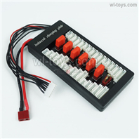 HBX 16890 DESTROYER Parts ParaBoard,Parallel charging Board with T Plug,Upgrade 1-to-6 Conversion board.