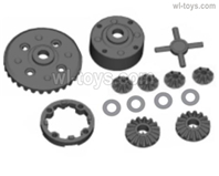 HBX 16890 DESTROYER Parts Diff. Assembly,Differential Assembly.M16027.