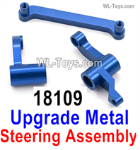HaiBoXing HBX 18858 Upgrade Parts 18109 Metal Steering Assembly.HBX 1/16 RC Car Parts.