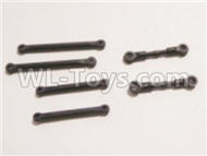 HaiBoXing HBX 18858 Front and Rear Upper Link rod+Steering Link rod Parts,HaiBoXing 18858 RC Car Spare Parts 1/18