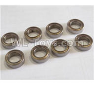 HaiBoXing HBX 18857 Ball bearing(8pcs)-(7.95x13x3.5mm) Parts,HaiBoXing 18857 RC Car Spare Parts 1/18