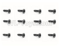 HaiBoXing HBX 18857 Screws Pan Head Screw(12PCS)-PMHO2x8mm Parts