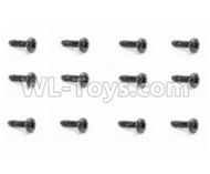 HaiBoXing HBX 18858 Screws Pan Head Screw(12PCS)-PMHO3x6mm Parts