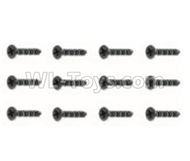 HaiBoXing HBX 18857 Screws Countersunk Self Tapping Screw(12pcs)-BHO1.5X10mm Parts