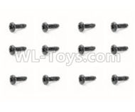 HaiBoXing HBX 18858 Screws Pan Head Self Tapping Screw(12PCS)-PMHO1.7x21mm Parts