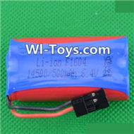 HaiBoXing 2098B Spare Parts-01 24971 Official 6.4V 500MAH Battery(1pcs),,HBX 2198B Car Parts,HaiBoXing 1:24 2198B RC Truck Spare parts Accessories,HBX 1/24 2198B 4WD High Speed Buggy Parts