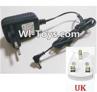 HaiBoXing 2098B Spare Parts-02-04 24983 Charger(United Kingdom Standard Socket),,HBX 2198B Car Parts,HaiBoXing 1:24 2198B RC Truck Spare parts Accessories,HBX 1/24 2198B 4WD High Speed Buggy Parts