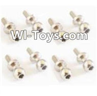 HaiBoXing 2098B Spare Parts-11 24960 3.8 Ball head Stud(12pcs)-3.8x9.6mm,,HBX 2198B Car Parts,HaiBoXing 1:24 2198B RC Truck Spare parts Accessories,HBX 1/24 2198B 4WD High Speed Buggy Parts