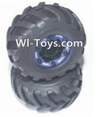 HaiBoXing 2098B Spare Parts-17-02 24968 Official Left and Right wheel assembly(2 set),,HBX 2198B Car Parts,HaiBoXing 1:24 2198B RC Truck Spare parts Accessories,HBX 1/24 2198B 4WD High Speed Buggy Parts