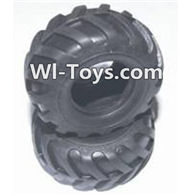 HaiBoXing 2098B Spare Parts-17-04 24966 tire lether(2pcs)-Not include the Wheel Hub,,HBX 2198B Car Parts,HaiBoXing 1:24 2198B RC Truck Spare parts Accessories,HBX 1/24 2198B 4WD High Speed Buggy Parts