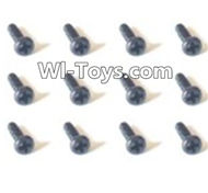 HaiBoXing 2098B Spare Parts-52 24758 Pan Head Screws(12PCS)-1.5x6mm,,HBX 2198B Car Parts,HaiBoXing 1:24 2198B RC Truck Spare parts Accessories,HBX 1/24 2198B 4WD High Speed Buggy Parts