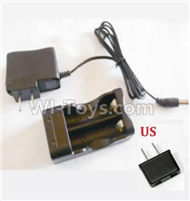 HBX 2118 Charger 02 Charge Box and Charger(USA Standard Socket) 25027,HaiBoxing HBX 2118 Defensor RC Car Parts 1/24