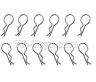HBX 2118 Body Clip AB- Small(12pcs) H021,HaiBoxing HBX 2118 Defensor RC Car Parts 1/24