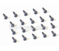 HBX 2118 Screw Pan Head Self Tapping Screw-2X6mm(20PCS) 25050,HaiBoxing HBX 2118 Defensor RC Car Parts 1/24