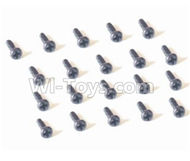 HBX 2118 Screw Pan Head Self Tapping Screw-2X10mm(20PCS) 25051,HaiBoxing HBX 2118 Defensor RC Car Parts 1/24